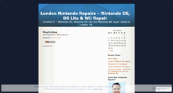 Desktop Screenshot of londonnintendorepair.wordpress.com