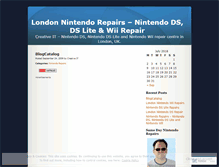 Tablet Screenshot of londonnintendorepair.wordpress.com