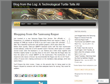 Tablet Screenshot of blogturtle.wordpress.com