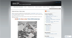 Desktop Screenshot of alaska10.wordpress.com