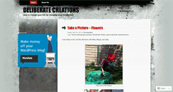 Desktop Screenshot of deliberatecreations.wordpress.com