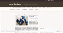 Desktop Screenshot of liberalgunowner.wordpress.com