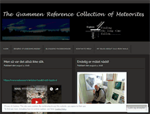 Tablet Screenshot of meteoritt.wordpress.com
