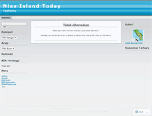 Tablet Screenshot of niasisland.wordpress.com