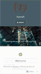 Mobile Screenshot of form21.wordpress.com