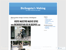Tablet Screenshot of bicibogota.wordpress.com
