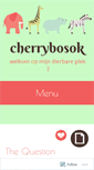 Mobile Screenshot of cherrybosok.wordpress.com