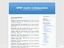 Tablet Screenshot of hprpaustin.wordpress.com