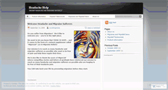 Desktop Screenshot of headachehelp.wordpress.com