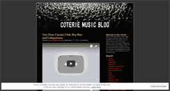Desktop Screenshot of coteriemusicblog.wordpress.com