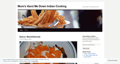 Desktop Screenshot of handmedowncooking.wordpress.com