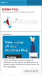 Mobile Screenshot of ediblepoly.wordpress.com