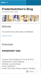 Mobile Screenshot of frederikskirken.wordpress.com