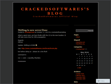 Tablet Screenshot of crackedsoftwaresblog.wordpress.com