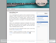 Tablet Screenshot of odontoblog.wordpress.com