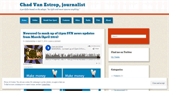 Desktop Screenshot of chadvanestrop.wordpress.com