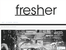 Tablet Screenshot of fresherfresh.wordpress.com