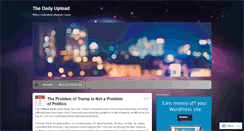 Desktop Screenshot of dailyupload.wordpress.com