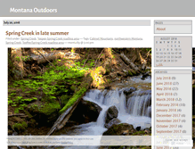 Tablet Screenshot of montucky.wordpress.com
