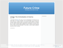 Tablet Screenshot of futurecrime.wordpress.com