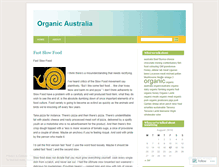 Tablet Screenshot of organicaustralia.wordpress.com