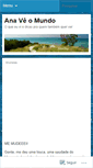 Mobile Screenshot of anaveomundo.wordpress.com