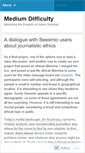 Mobile Screenshot of mediumdifficulty.wordpress.com