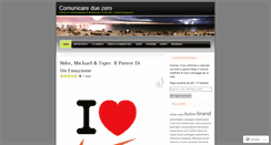 Desktop Screenshot of comunicareduepuntozero.wordpress.com