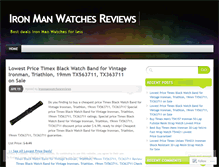 Tablet Screenshot of ironmanwatchesreviews.wordpress.com