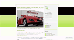 Desktop Screenshot of misstoyota.wordpress.com