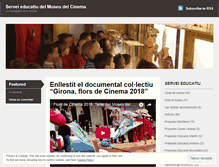 Tablet Screenshot of museucinemaeducacio.wordpress.com