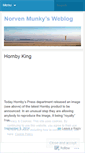 Mobile Screenshot of norvenmunky.wordpress.com