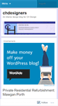 Mobile Screenshot of chdesigners.wordpress.com