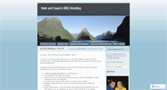 Desktop Screenshot of bbqwedding.wordpress.com