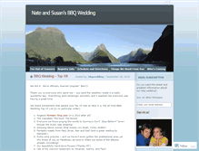Tablet Screenshot of bbqwedding.wordpress.com