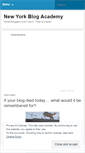 Mobile Screenshot of blogacademy.wordpress.com