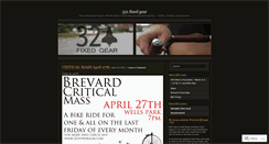 Desktop Screenshot of 321fixedgear.wordpress.com