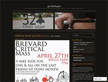 Tablet Screenshot of 321fixedgear.wordpress.com
