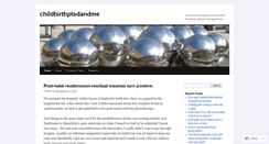 Desktop Screenshot of childbirthptsdandme.wordpress.com
