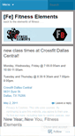 Mobile Screenshot of fitnesselements.wordpress.com
