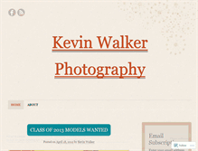Tablet Screenshot of kevinwalkerphotography.wordpress.com