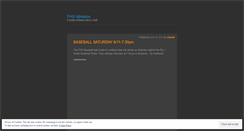 Desktop Screenshot of fhsathletics.wordpress.com