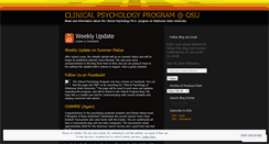 Desktop Screenshot of osuclinicalpsych.wordpress.com