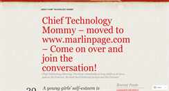 Desktop Screenshot of chieftechnologymommy.wordpress.com