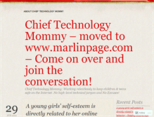 Tablet Screenshot of chieftechnologymommy.wordpress.com