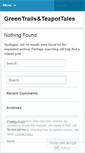 Mobile Screenshot of greentrailsandteapottales.wordpress.com