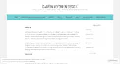 Desktop Screenshot of garrenlofgreendesign.wordpress.com