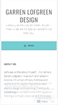 Mobile Screenshot of garrenlofgreendesign.wordpress.com
