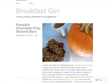 Tablet Screenshot of breakfastgirl.wordpress.com