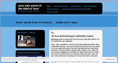 Desktop Screenshot of lovchacha.wordpress.com